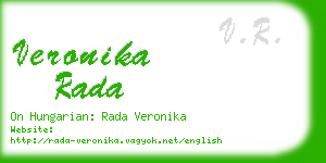 veronika rada business card